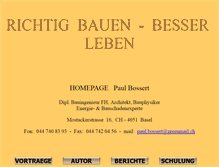 Tablet Screenshot of forum.paul-bossert.ch
